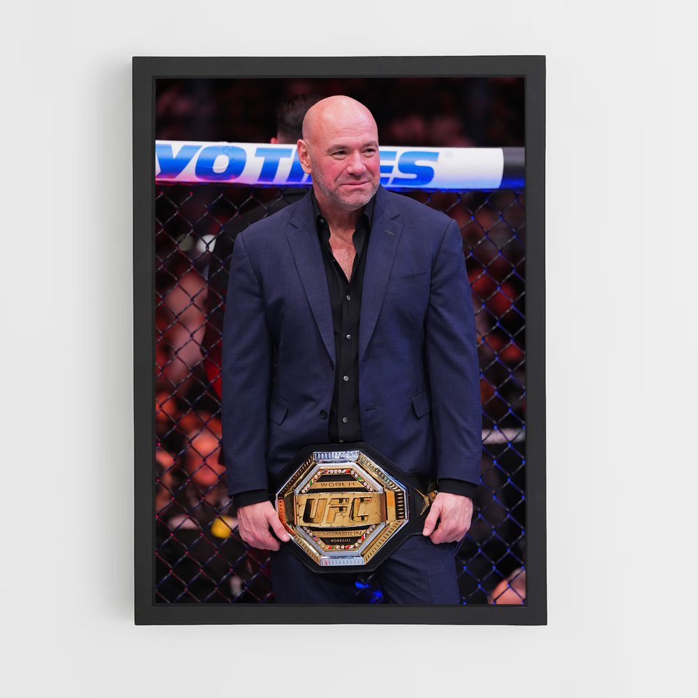 Poster Dana white – affiche MMA (vue 2)